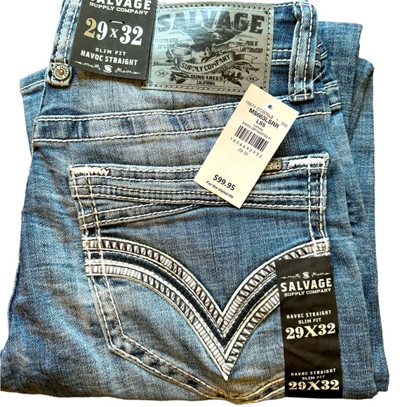 BucklešHavoc Straight Stretch Mens Jean Color-Larissa NWT by Salvage Sup⦠- Picture 8 of 12